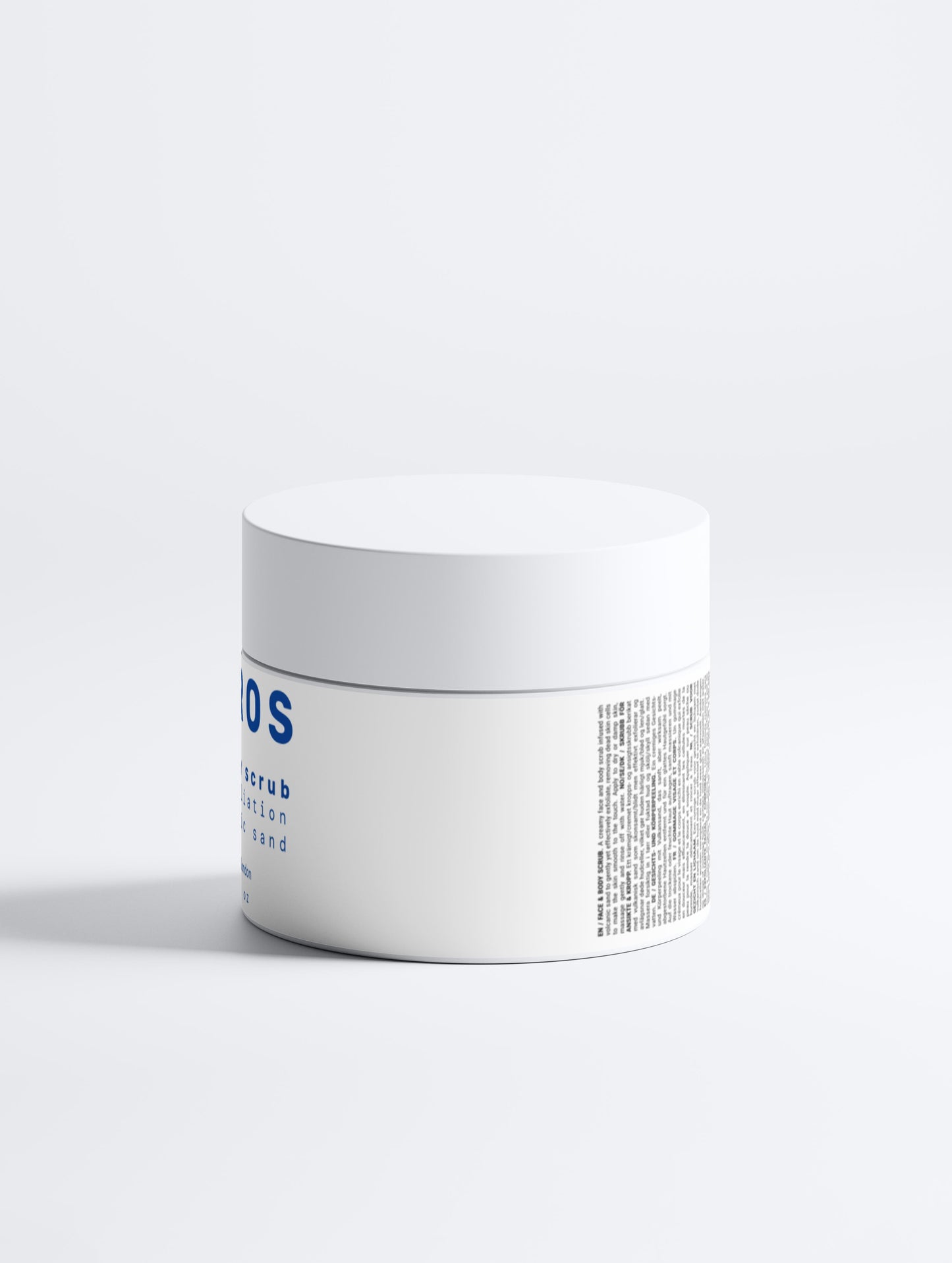 Volcano face + body scrub with AHA